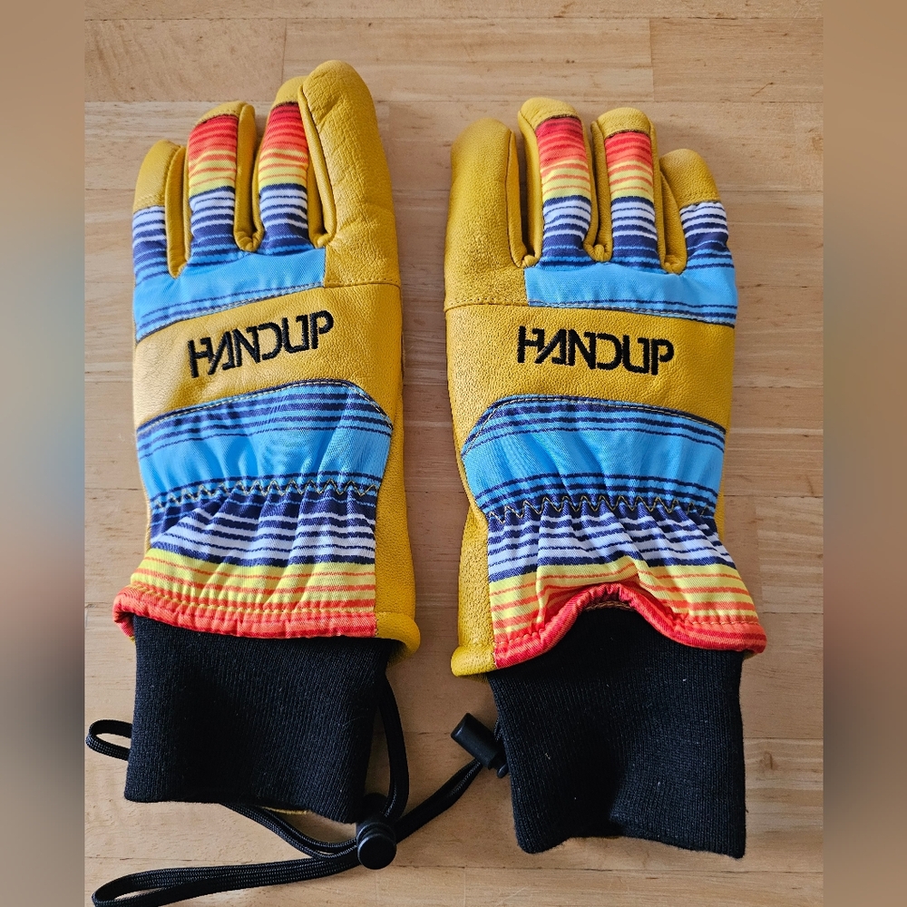 HANDUP Sheepskin Leather Cold Weather Size Medium Gloves